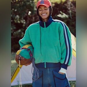 Free People Free Movement Fleecy Sherpa Scrunchy Pippa Jacket